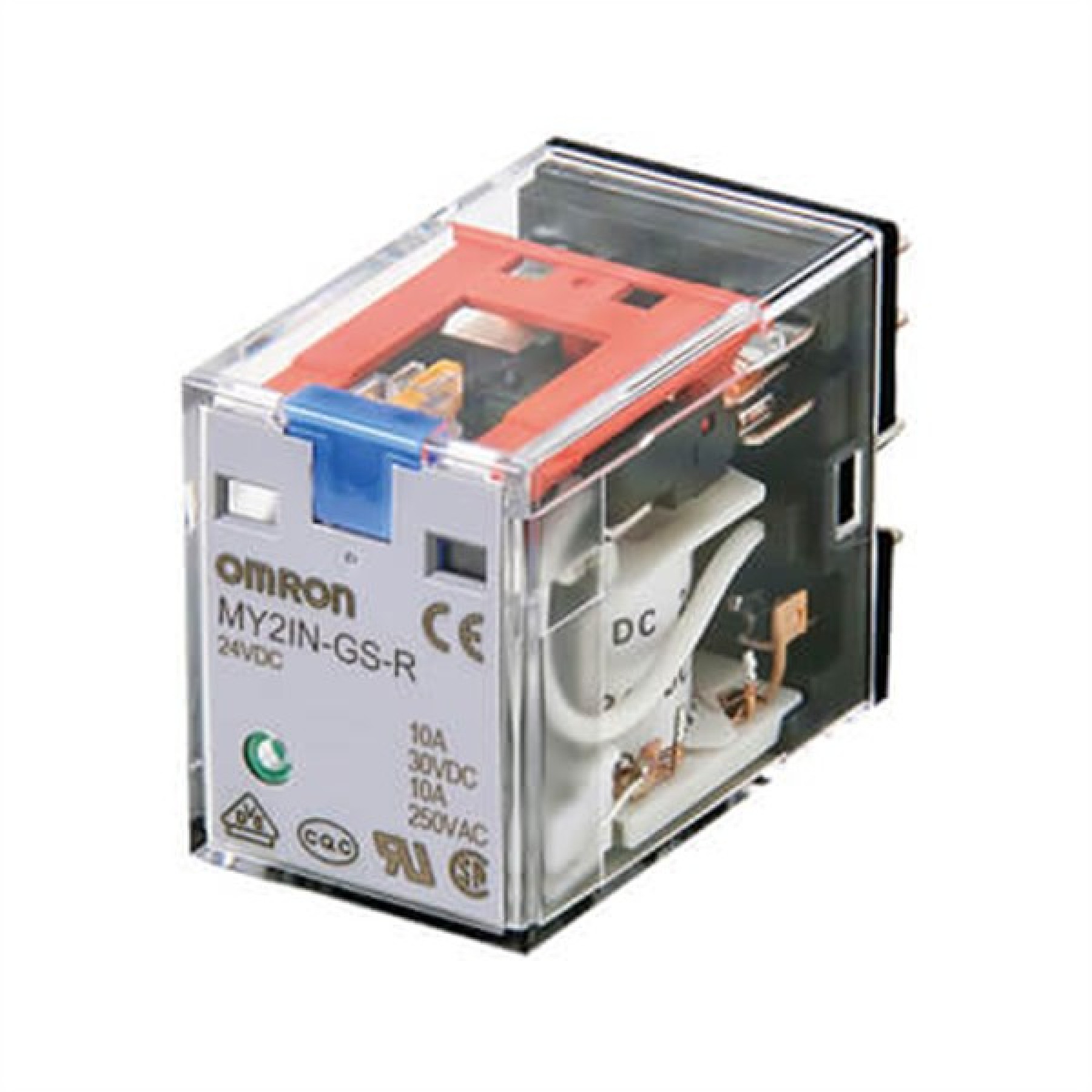 Omron MY4IN-GS-R AC24 4 Pole Relay 14 Pin 24VAC